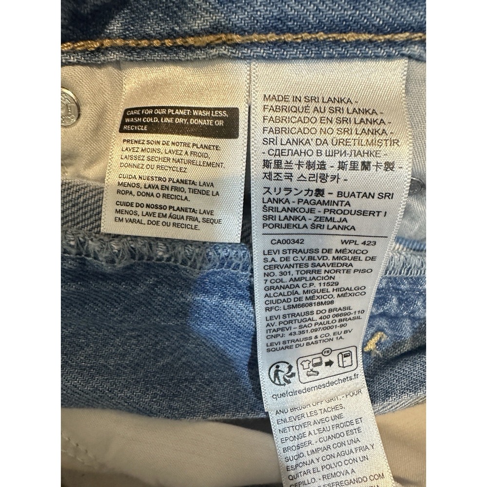 NWT Levi's Cinch Baggy High Rise Loose straight leg jeans sz 25 x 31 $79 cotton - Picture 10 of 16